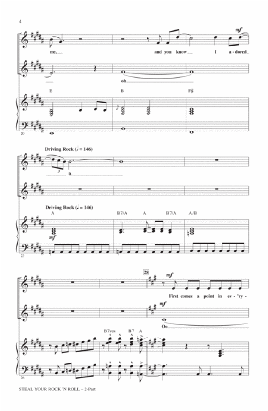 Steal Your Rock 'N Roll 2-Part scores gallery preview page 3
