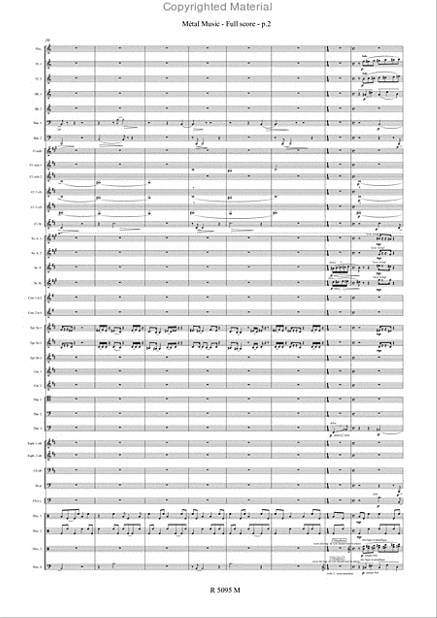 Metal Music Metal Music Concert Band scores gallery preview page 3