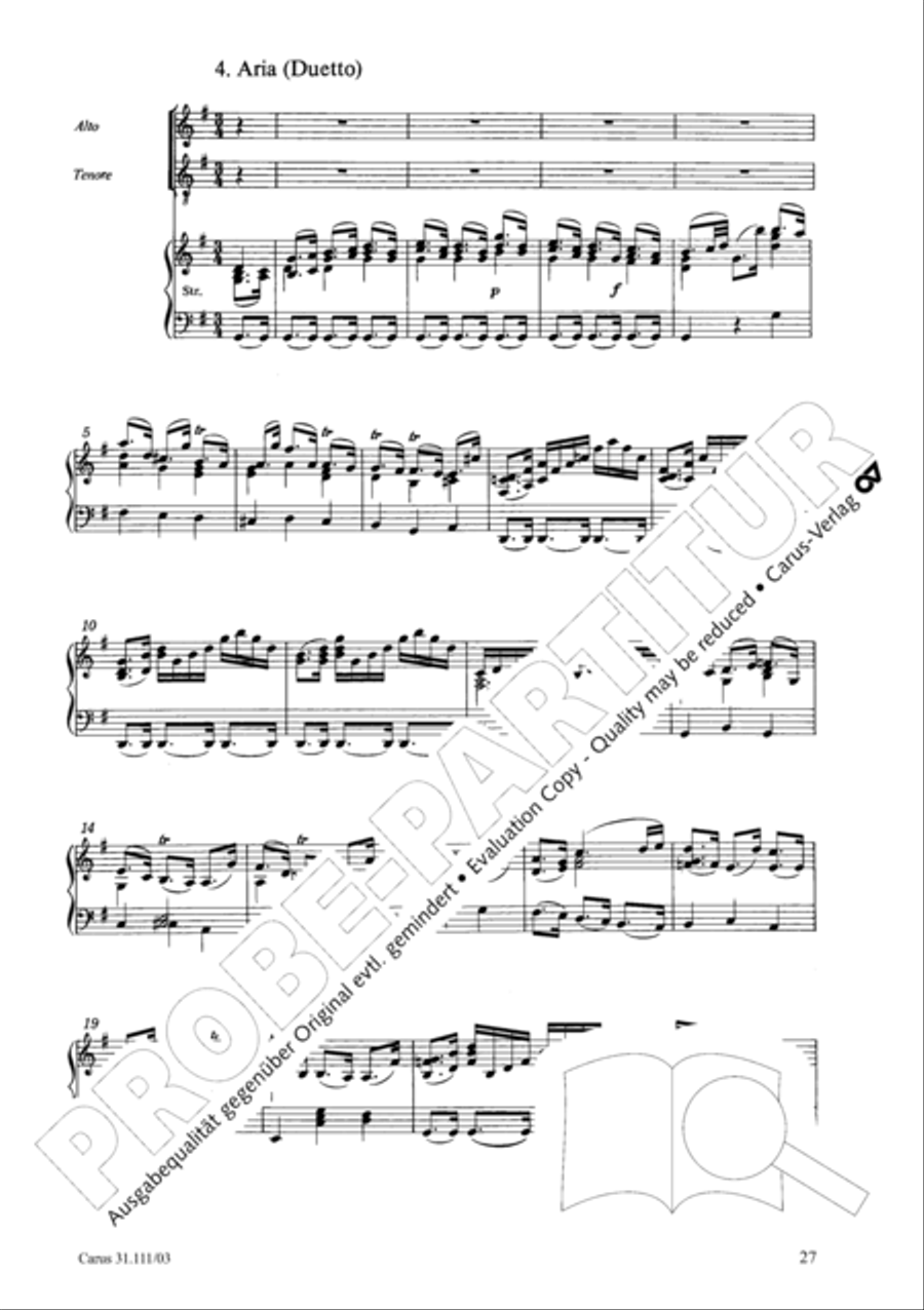 God's will is best, it shall be done (Was mein Gott will, das g'scheh allzeit) 4-Part scores gallery preview page 28