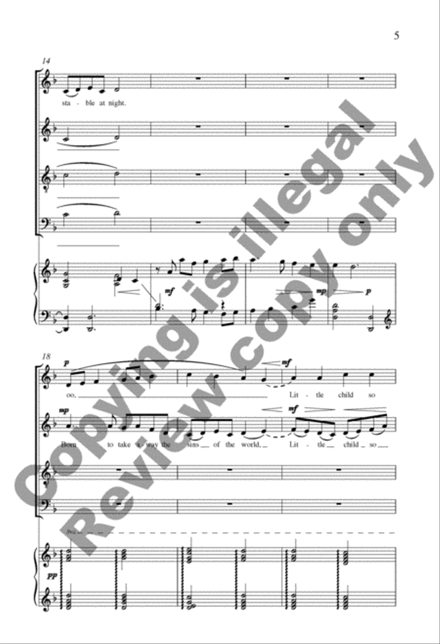 A Christmas Scene A Christmas Scene 4-Part scores gallery preview page 12