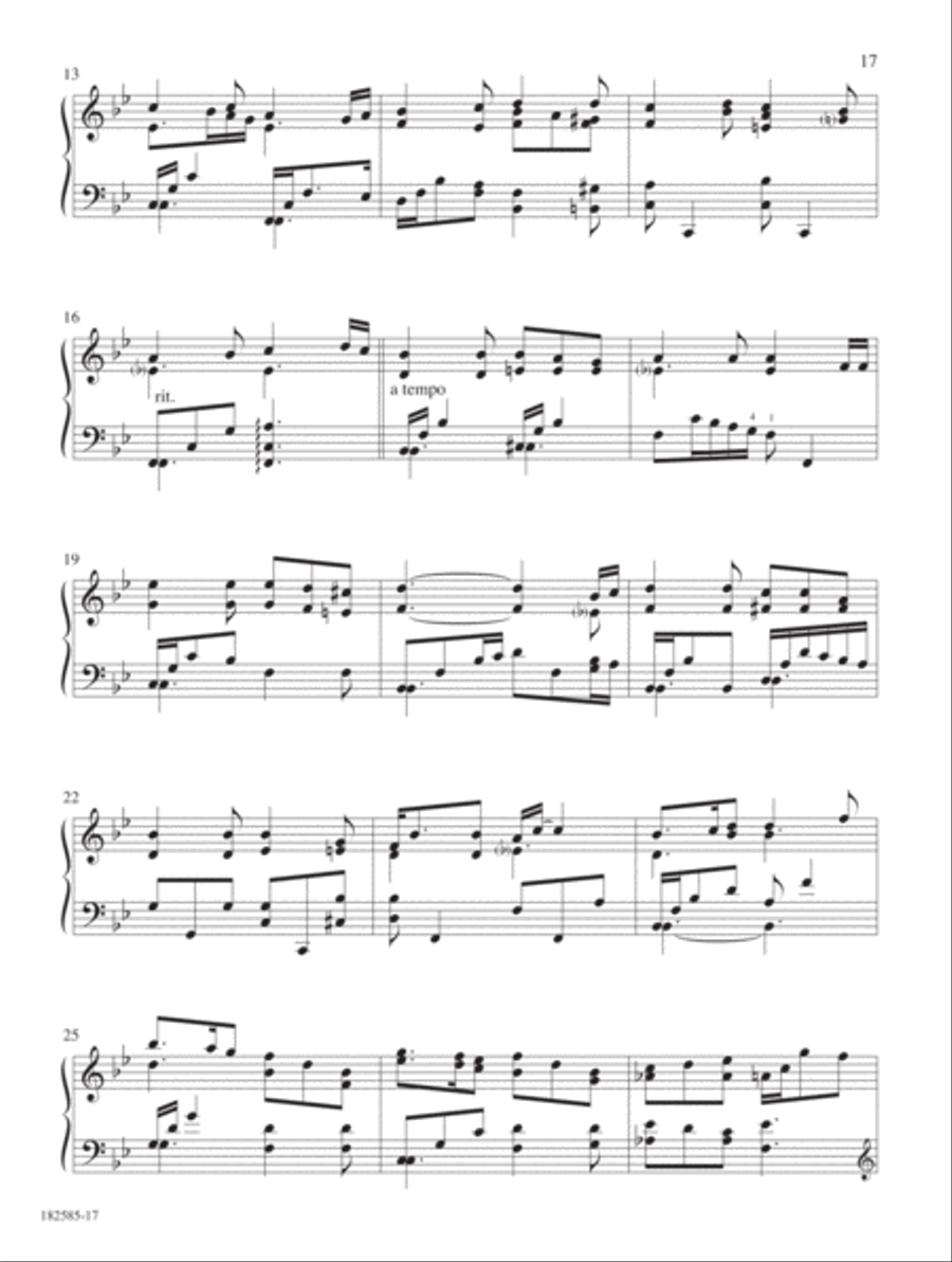 <br>Sheet music extract