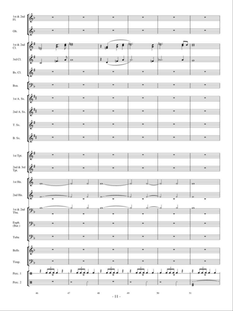 Northwind Concert Band scores gallery preview page 10