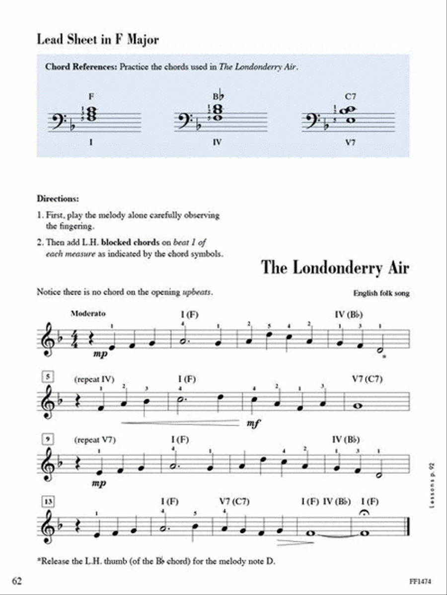 Accelerated Piano Adventures for the Older Beginner Piano Method scores gallery preview page 6