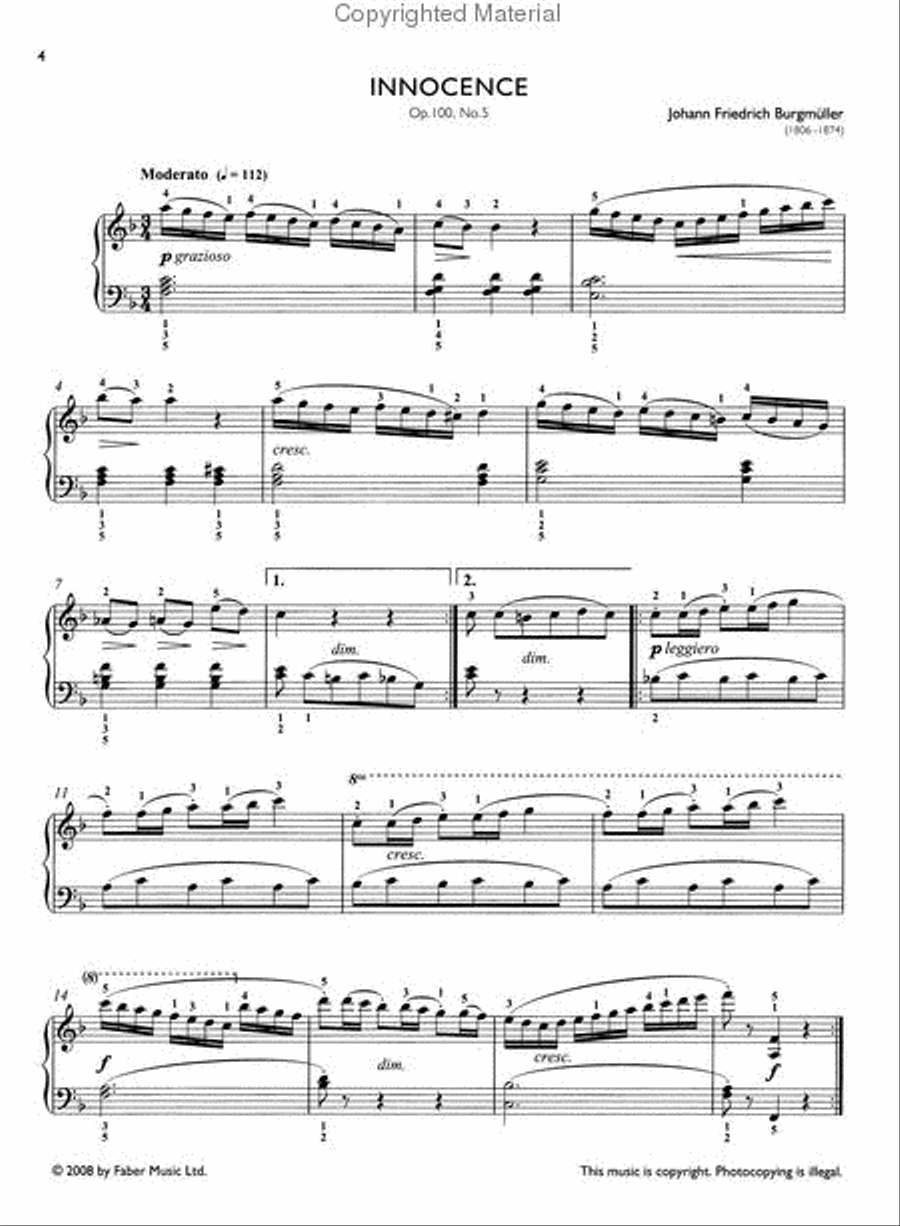 Real Repertoire Studies, Grades 4-6 Piano Method scores gallery preview page 2