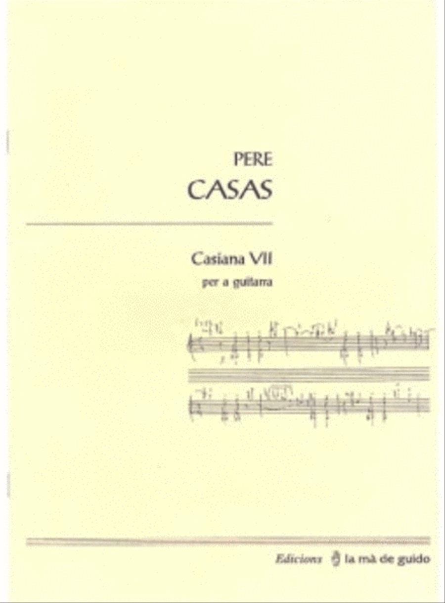 Cassiana VII Cassiana VII Guitar scores gallery preview page 1