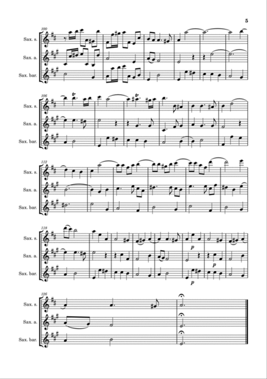 Sonata XII Opus.2 Sonata XII Opus.2 Woodwind Trio scores gallery preview page 5