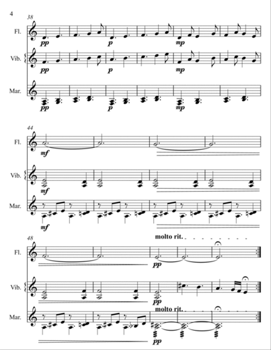 Children's Song No. 3 Small Ensemble scores gallery preview page 4
