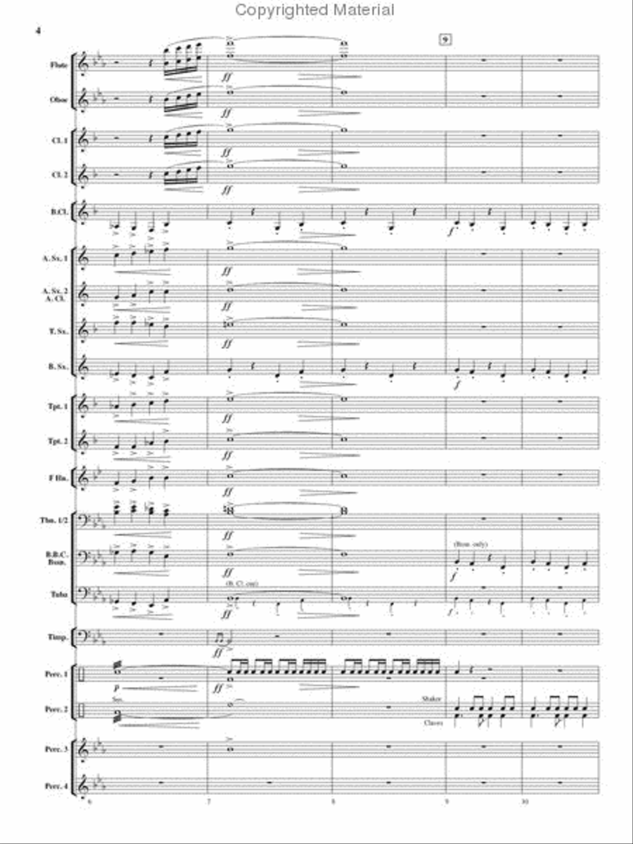 Tempest Rising Concert Band scores gallery preview page 3