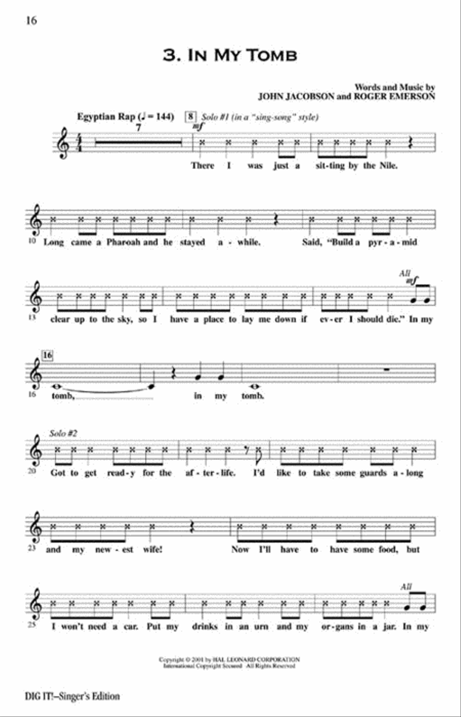 Dig It! - Teacher's Edition Choir scores gallery preview page 3
