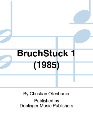 Book cover for BruchStuck 1 (1985)