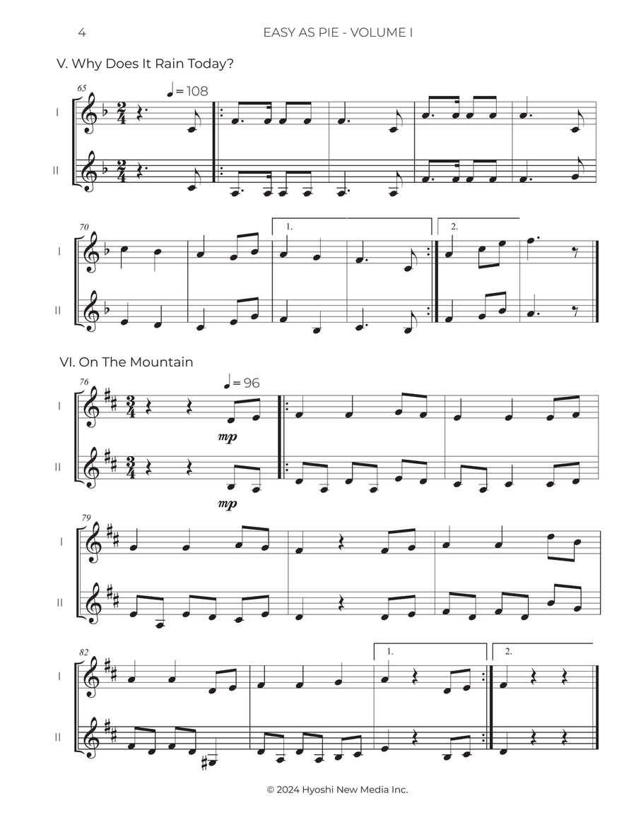 Easy As Pie, Vol. I Mandolin scores gallery preview page 5