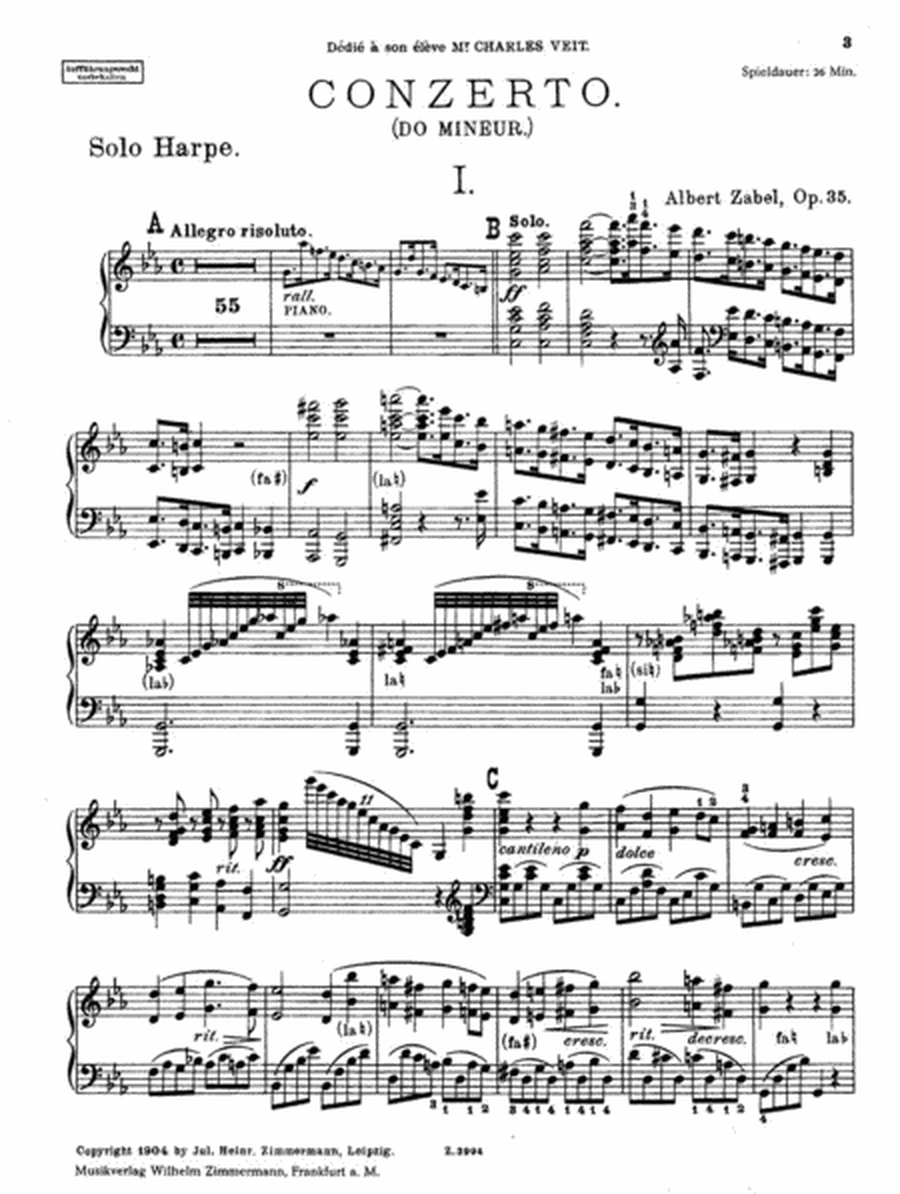 Concerto in C Minor Op. 35