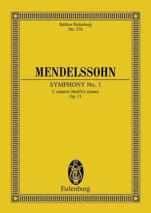 Book cover for Symphony No. 1 C minor