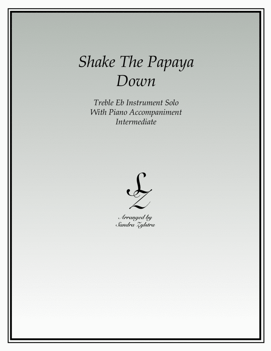 Shake The Papaya Down (treble Eb instrument solo) image number null