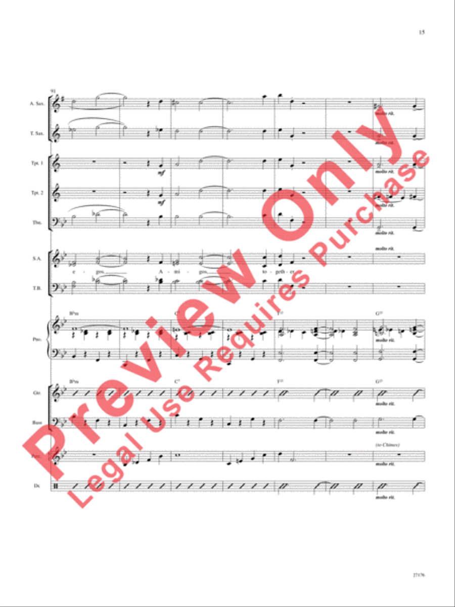 Together Wherever We Go Choir scores gallery preview page 16