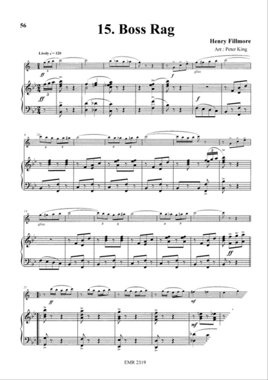 15 Rags Tenor Saxophone scores gallery preview page 17