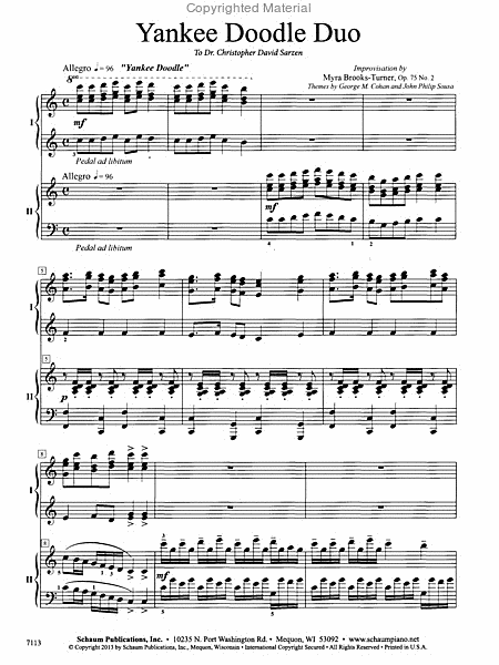 Yankee Doodle Duo, Op. 75 No. 2