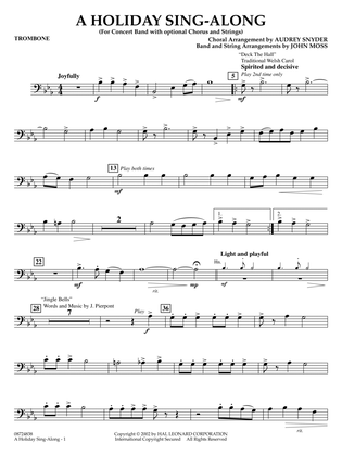 A Holiday Sing-Along - Trombone