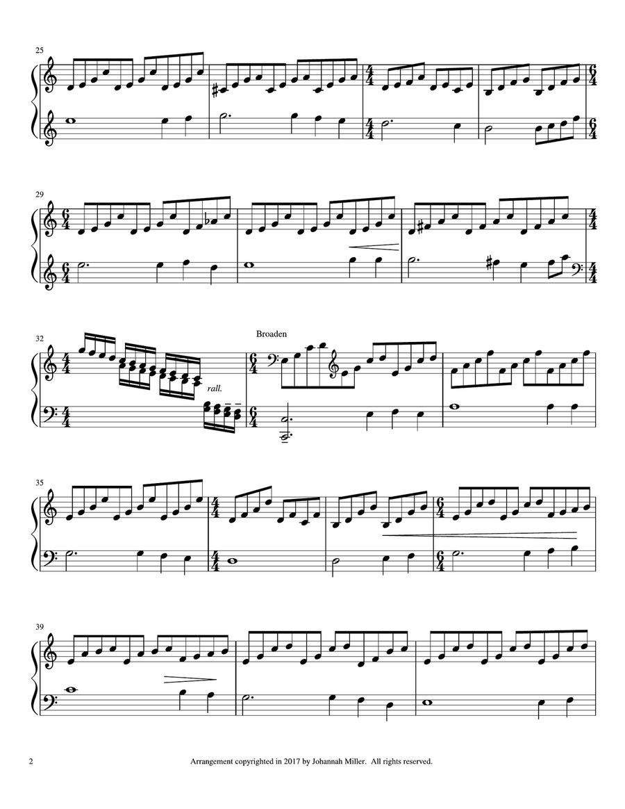 I Am His and He Is Mine Piano Solo scores gallery preview page 2