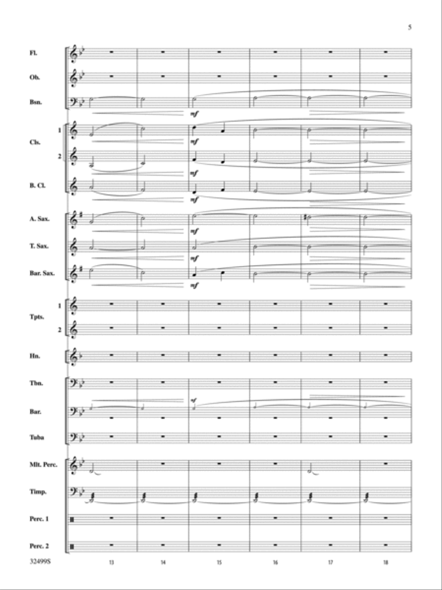 Russian Christmas Music: Score Concert Band scores gallery preview page 5