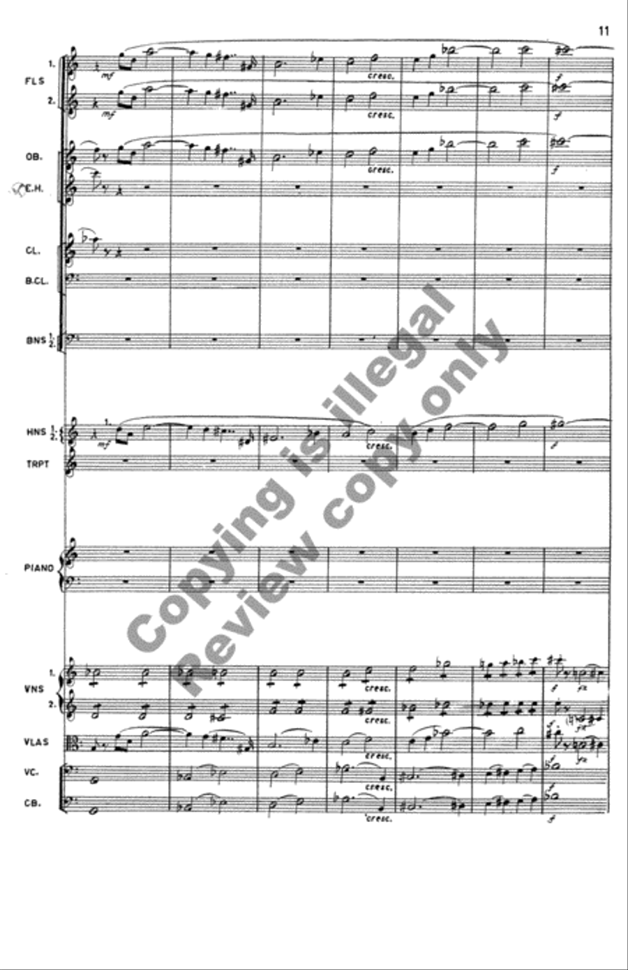 Symphony No. 3 Chamber Orchestra scores gallery preview page 8