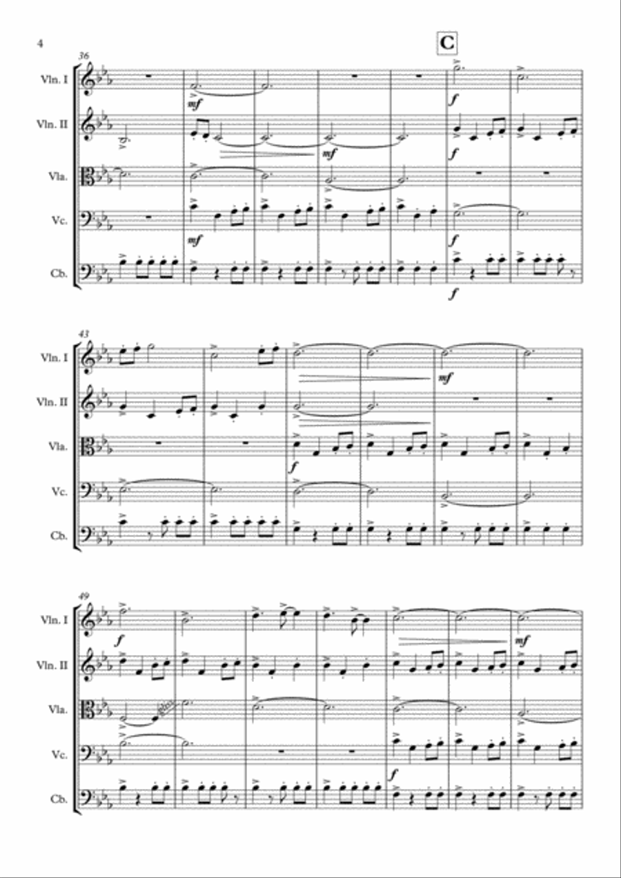 Game Of Thrones String Quintet scores gallery preview page 5