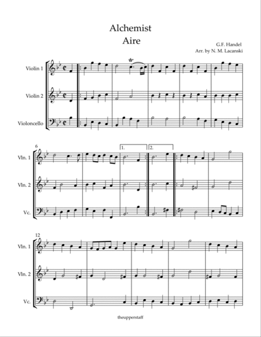 Alchemist Aire Alchemist Aire String Trio scores gallery preview page 2