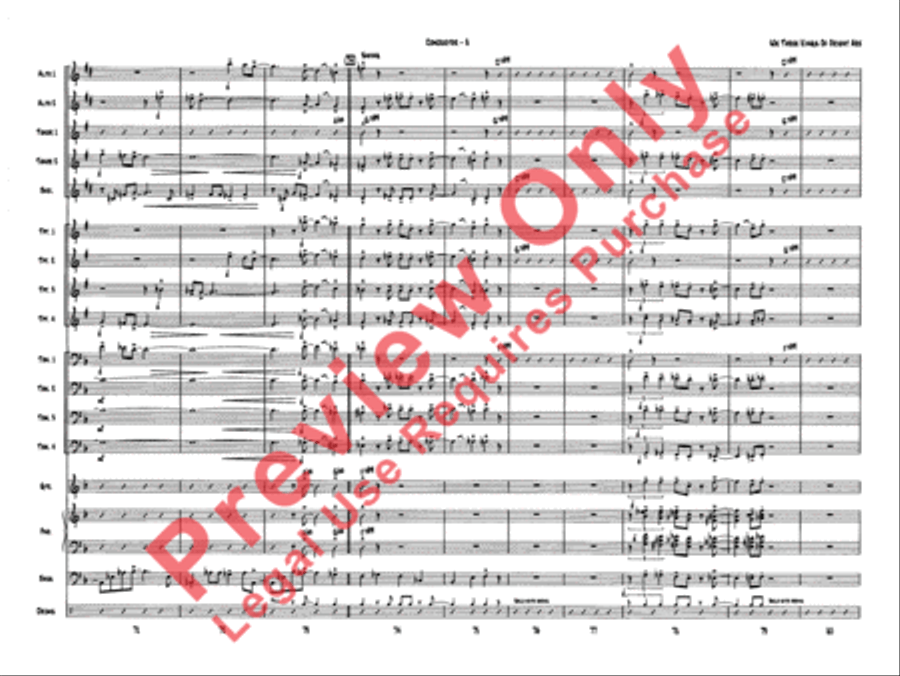 We Three Kings of Orient Are Jazz Ensemble scores gallery preview page 10