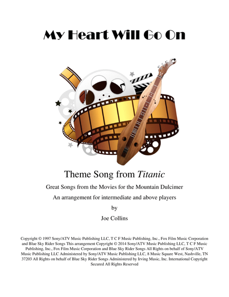 My Heart Will Go On (love Theme From 'titanic') by James Horner Dulcimer - Digital Sheet Music