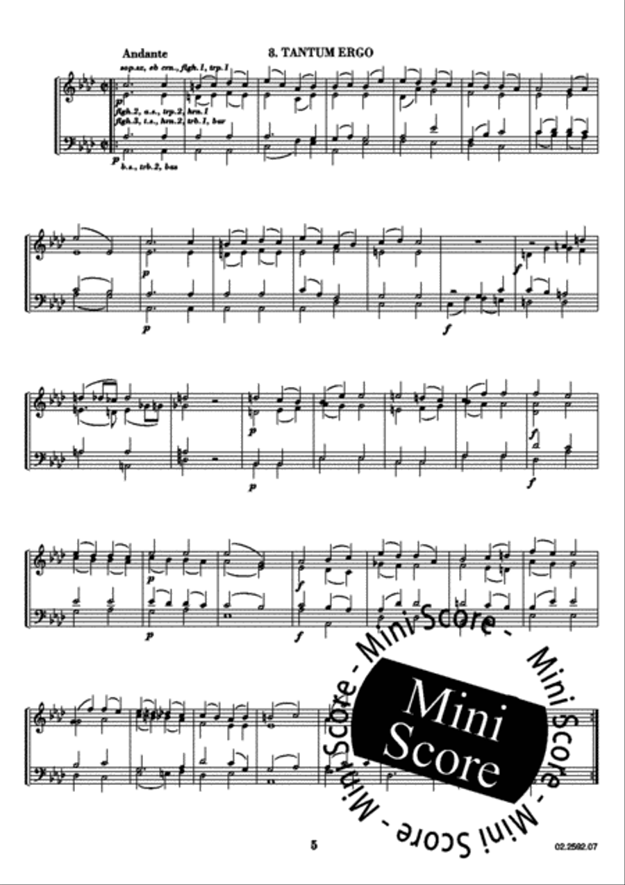 Motets for Band Fanfare Band scores gallery preview page 60