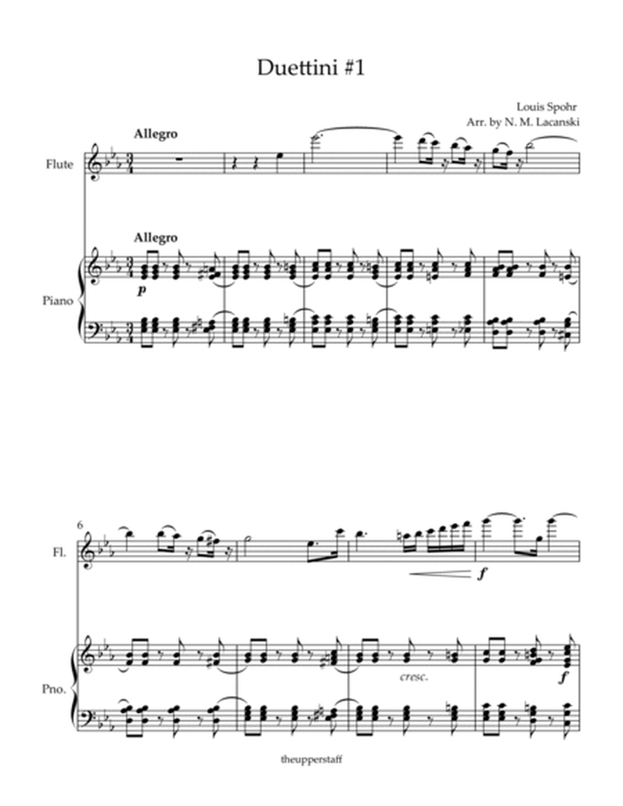 Duettini #1 Allegro Op. 127 image number null