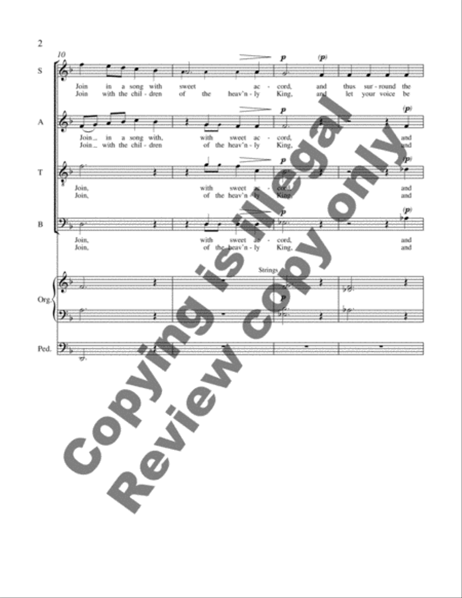 Eternal Brightness: 1. Sweet Accord 4-Part scores gallery preview page 4