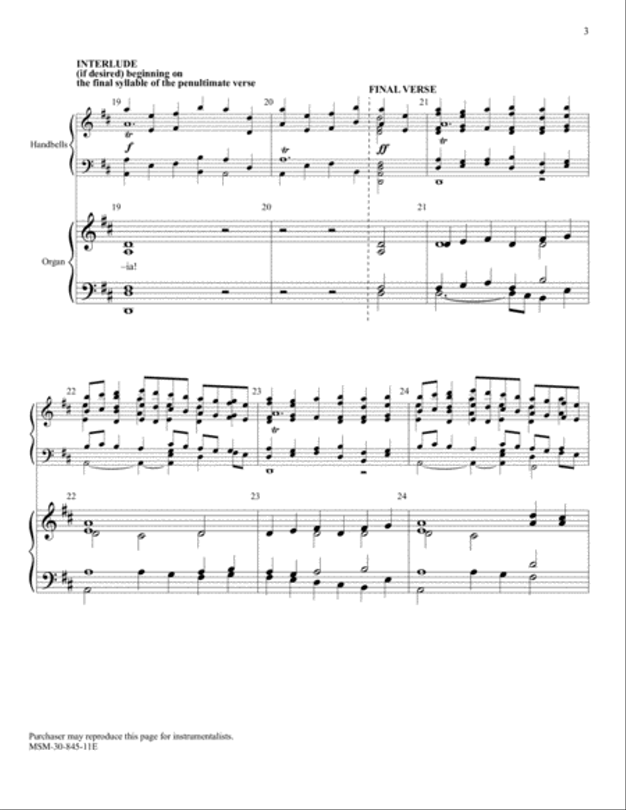 Lasst uns erfreuen Choir scores gallery preview page 3