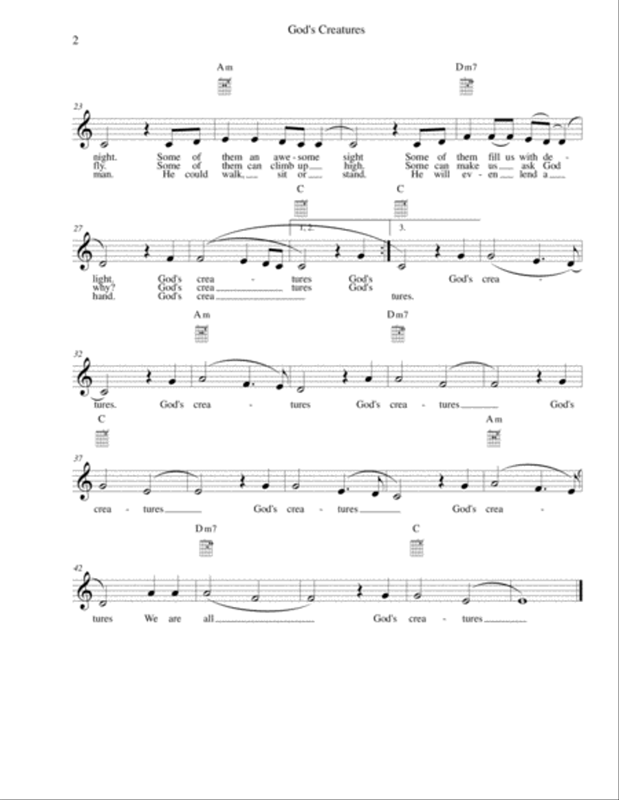 Basic Guitar Lessons for Little Fingers thru Teens/Adults - Phase 3 only Easy Guitar scores gallery preview page 6