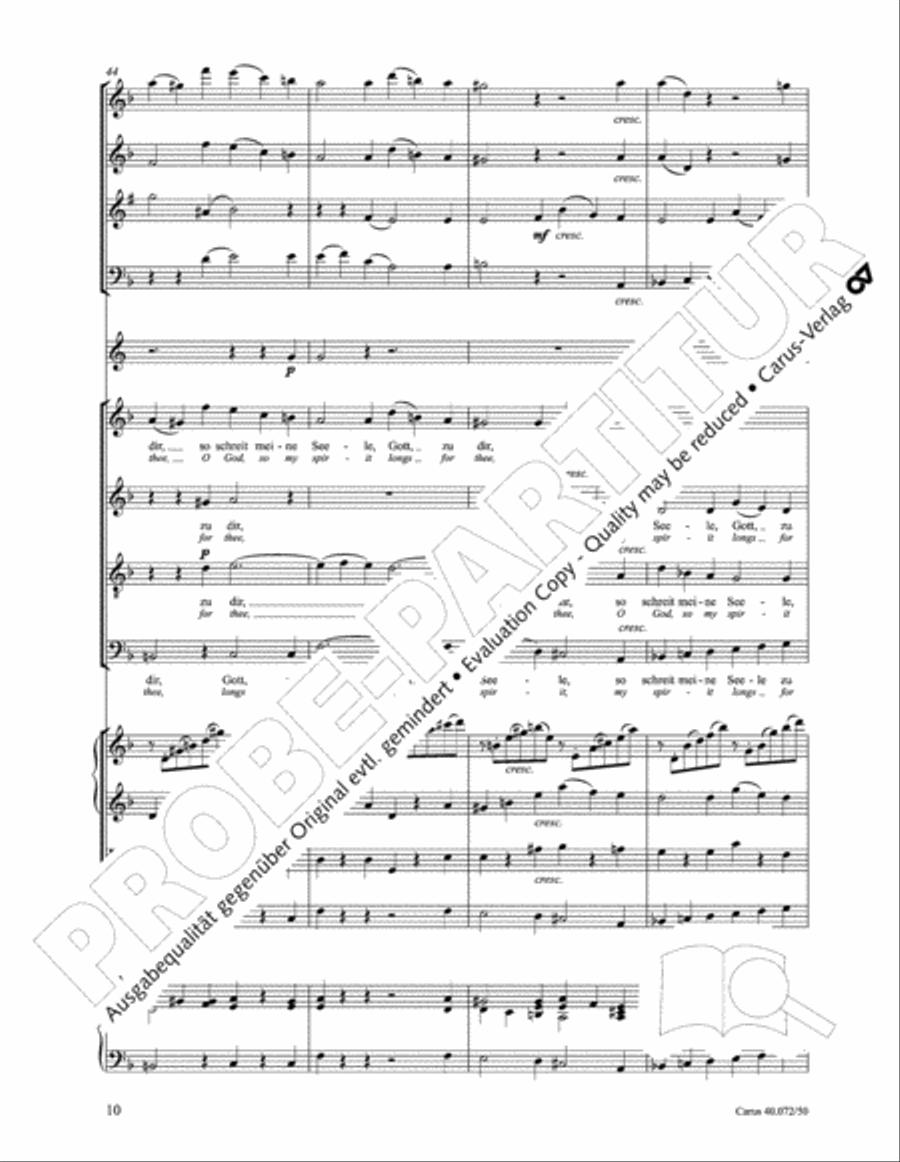 Psalm 42 4-Part scores gallery preview page 15