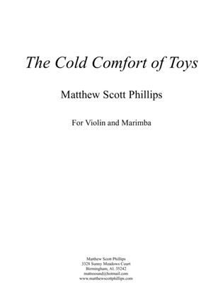 The Cold Comfort of Toys