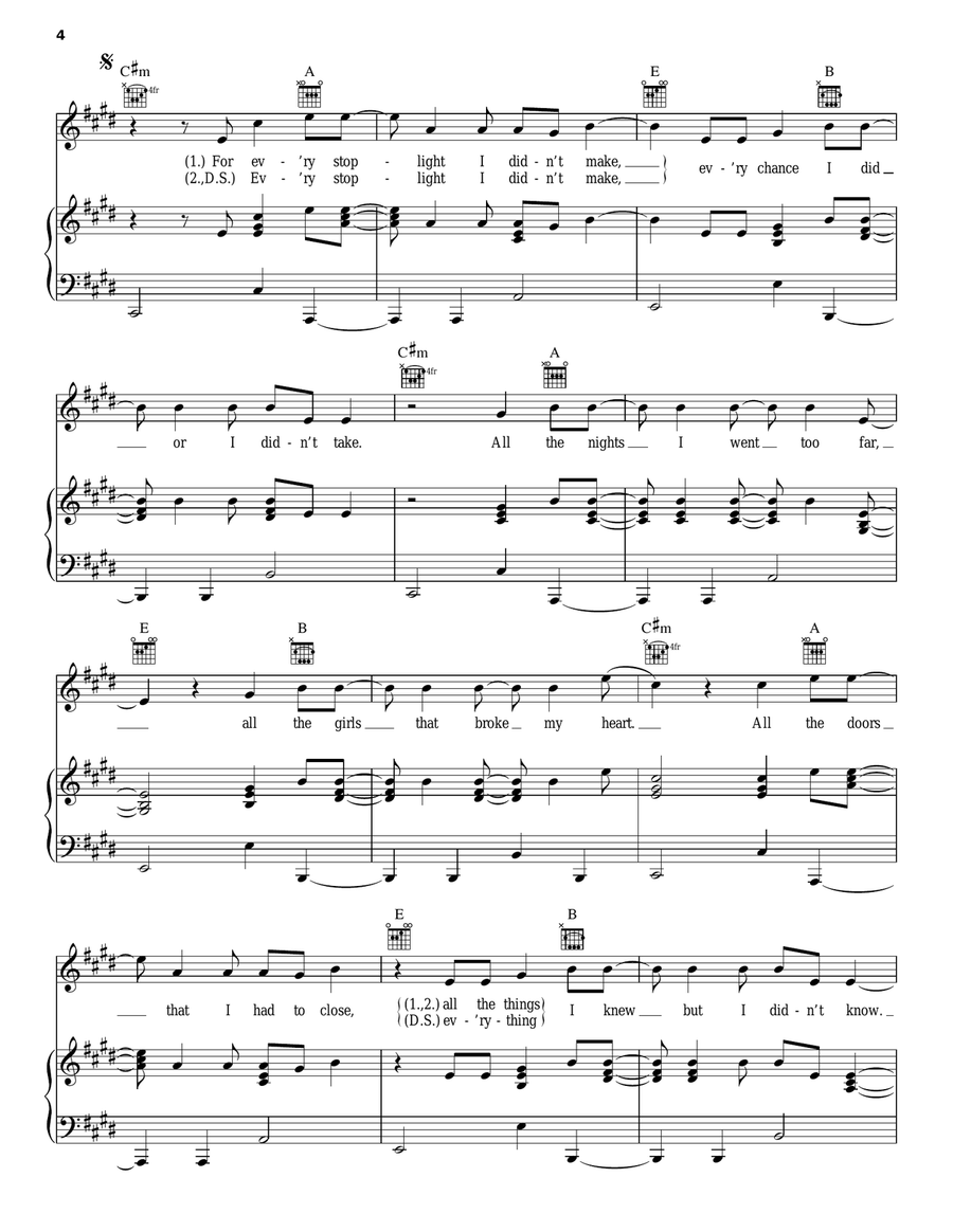 This This Piano, Vocal, Guitar scores gallery preview page 4