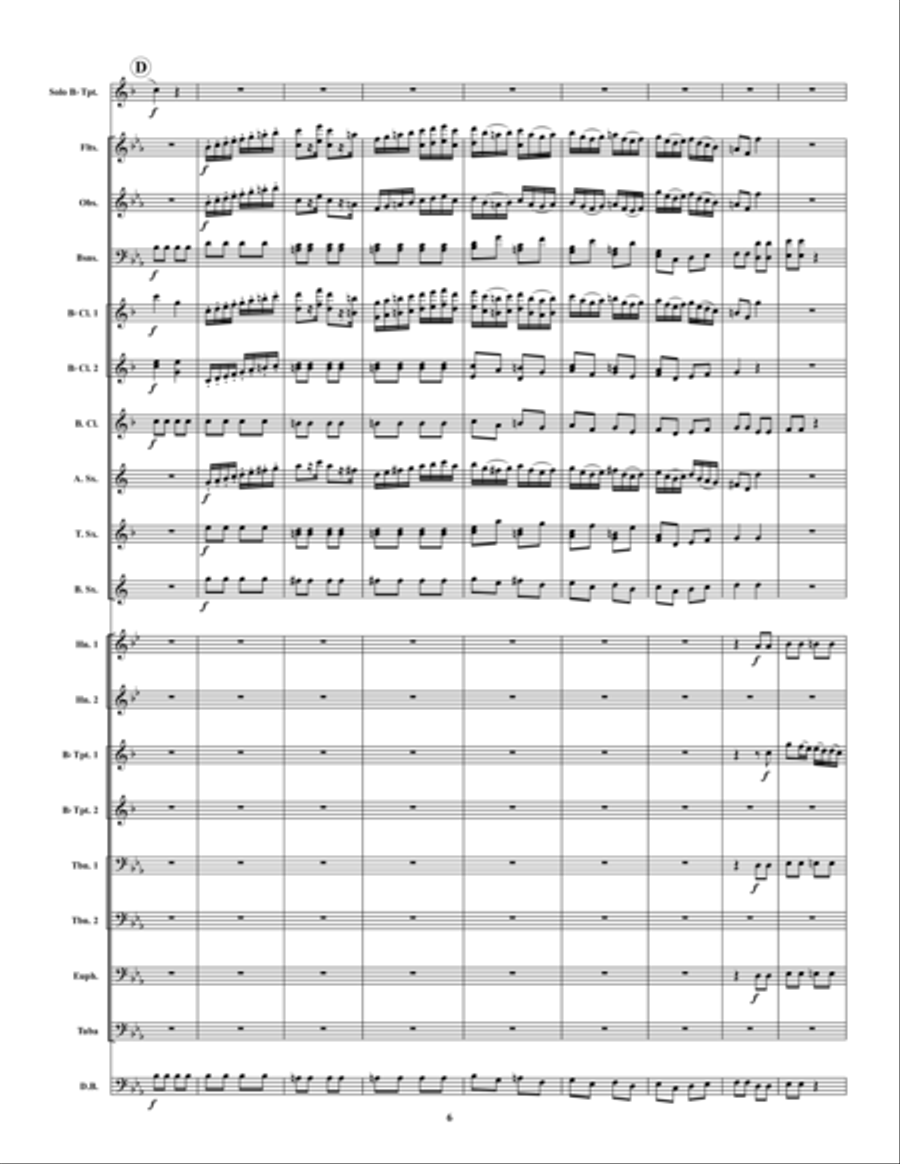 Concerto in Eb Concerto in Eb Concert Band scores gallery preview page 6