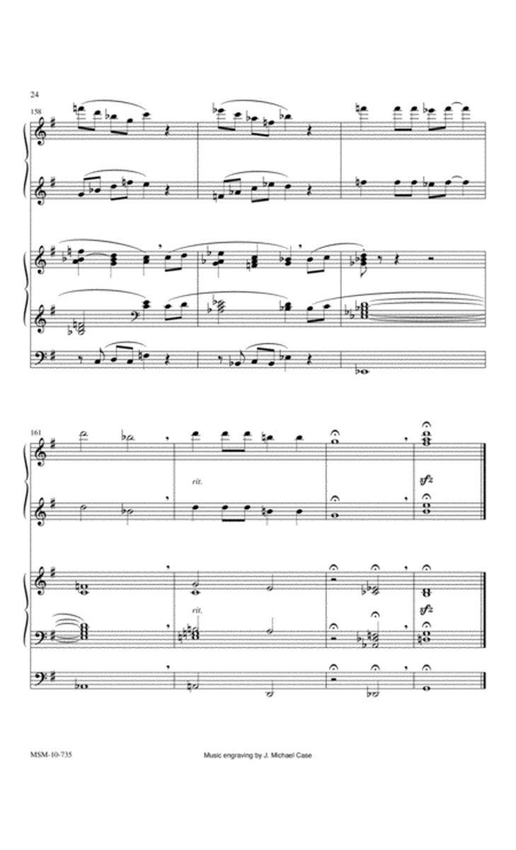 Rhapsody on American Hymntunes for Organ Duet image number null