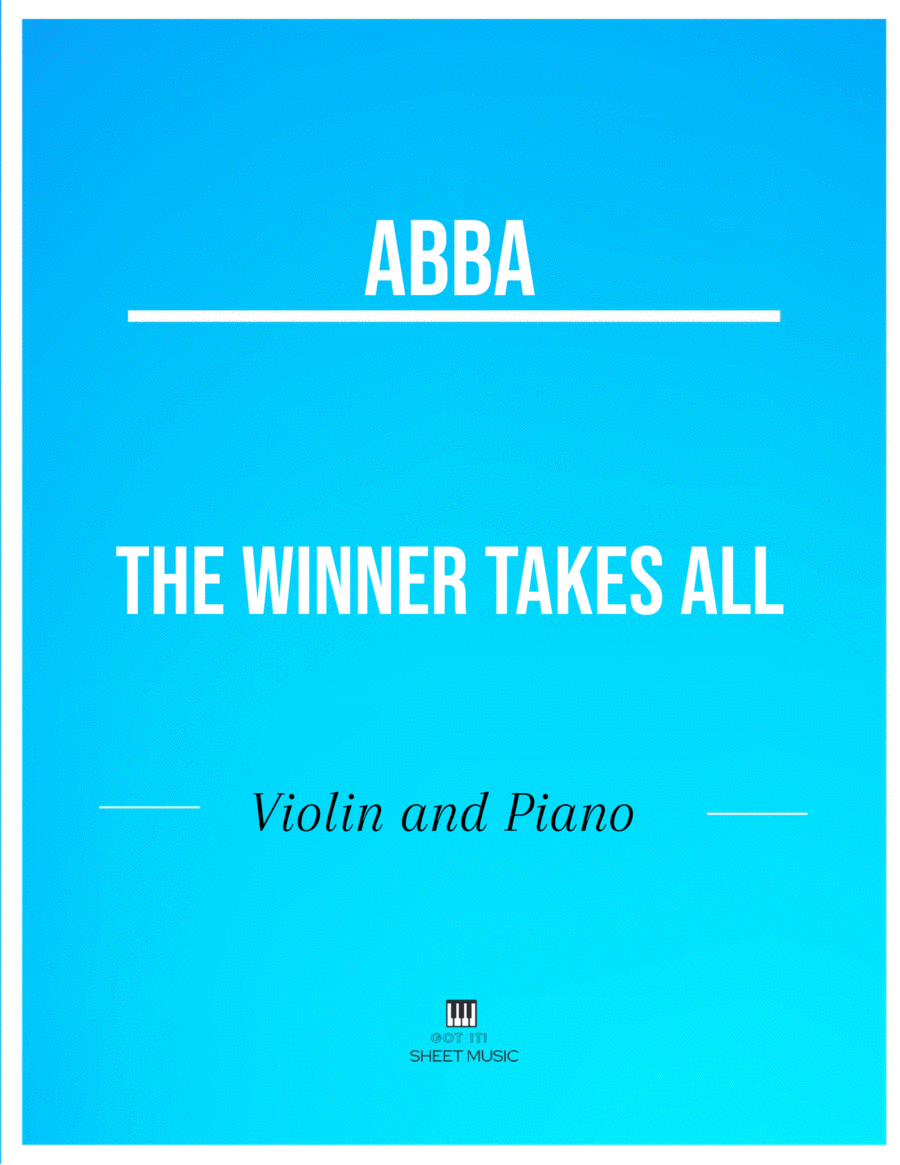 The Winner Takes It All Small Ensemble scores gallery preview page 1