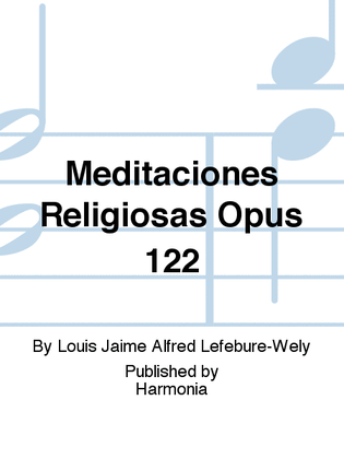 Book cover for Meditaciones Religiosas Opus 122
