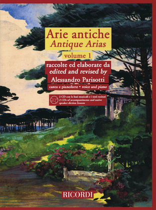Book cover for Arie Antiche - Volume 1
