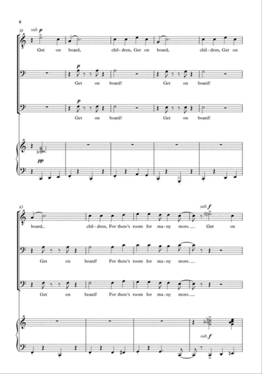 The Gospel Train Choir scores gallery preview page 6