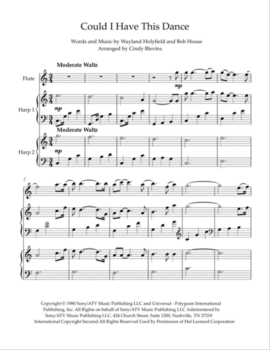 Could I Have This Dance Flute scores gallery preview page 2
