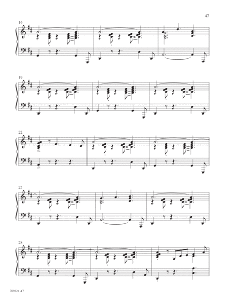 Ever in Joyful Song! Piano Solo scores gallery preview page 20