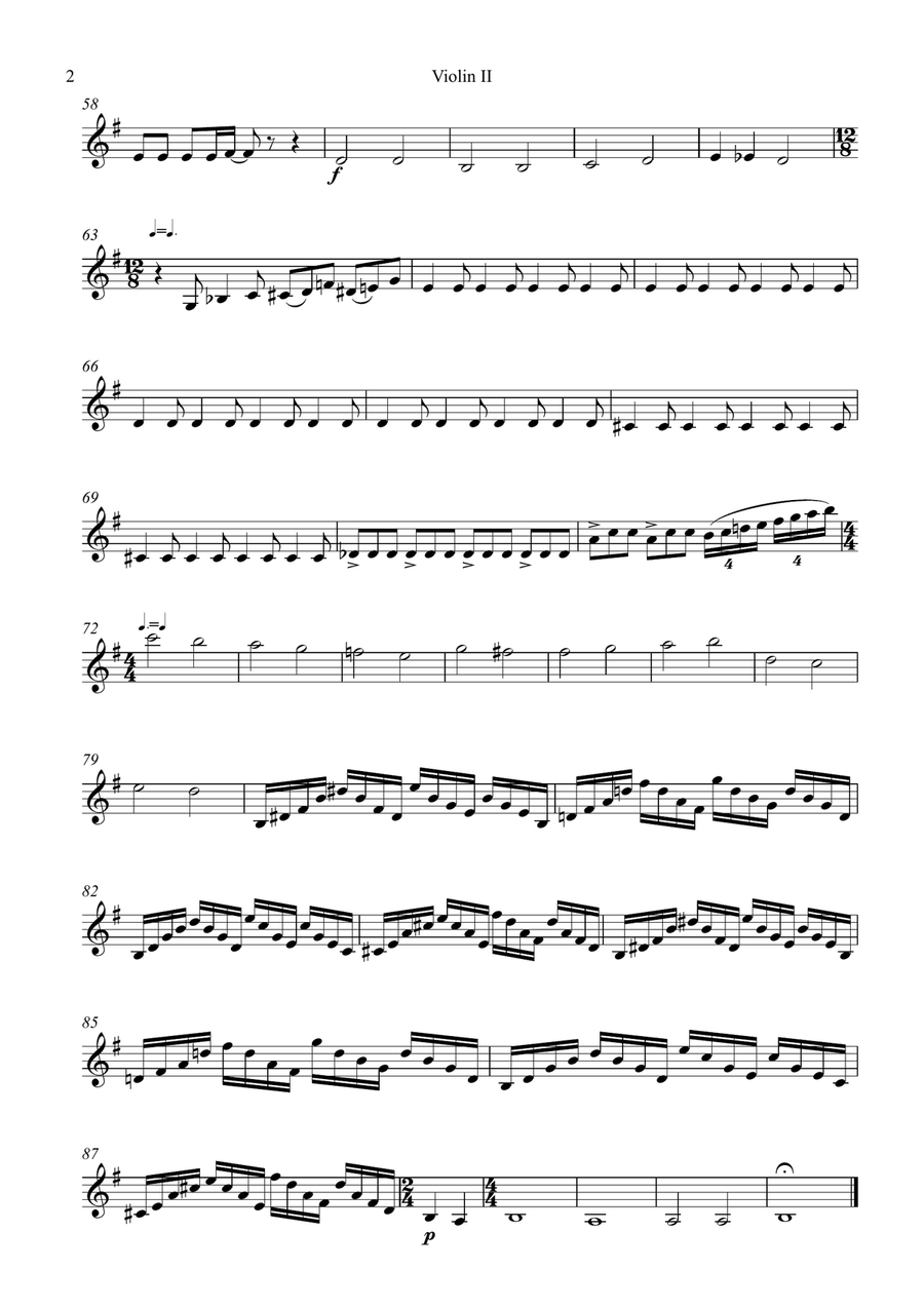 Wild West Hero String Quartet scores gallery preview page 4