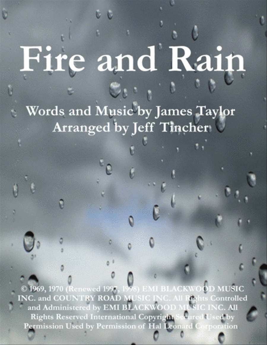 Fire And Rain Fire And Rain Voice scores gallery preview page 1