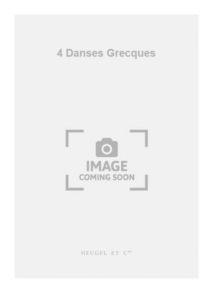 Book cover for 4 Danses Grecques