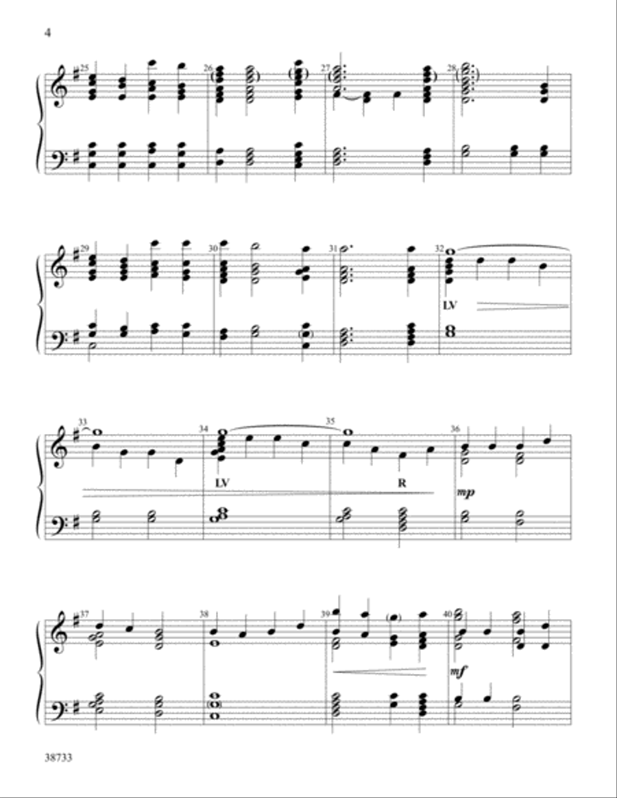 For Unto Us a Child Is Born Handbell Choir scores gallery preview page 4