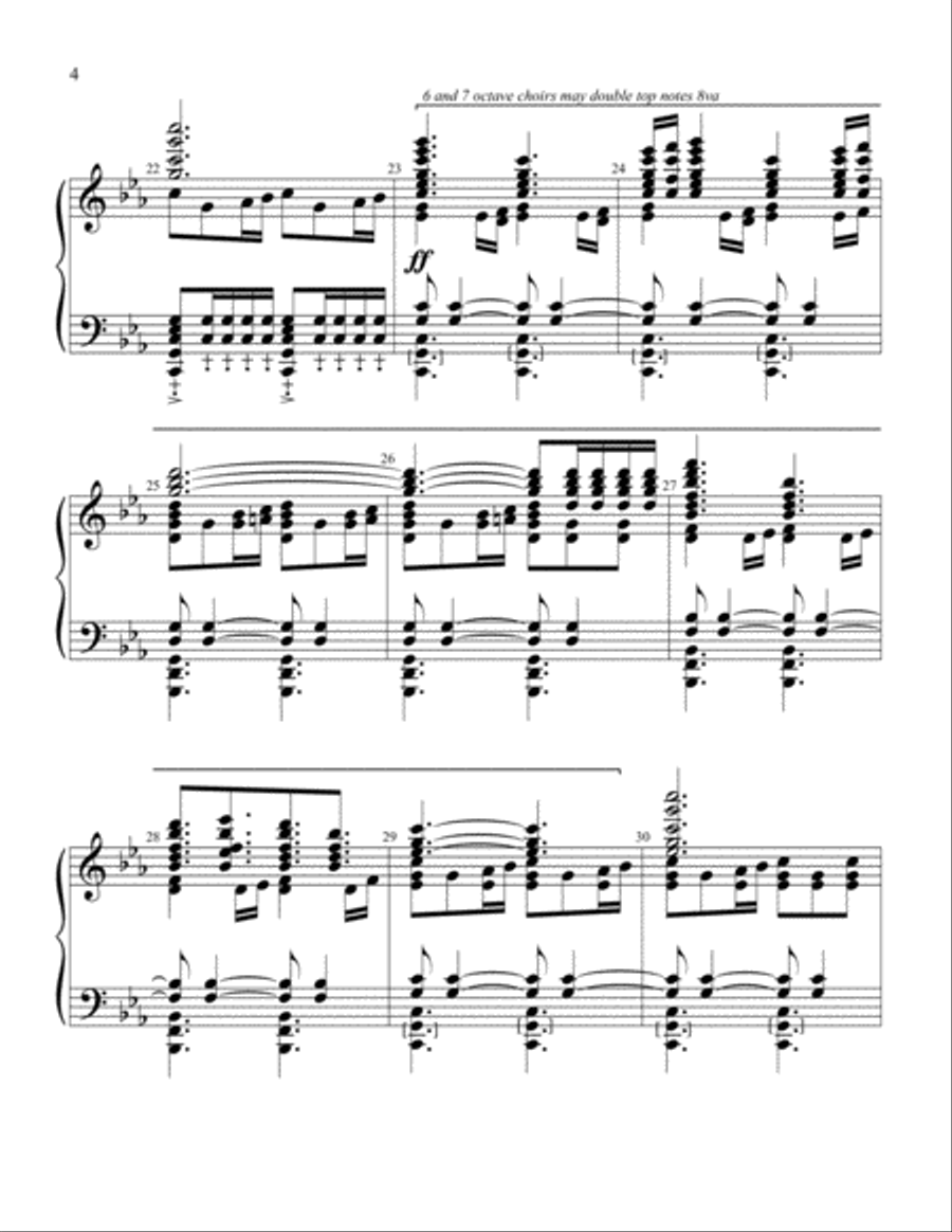 Game Of Thrones Handbell Choir scores gallery preview page 4